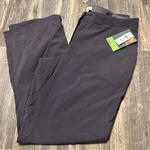 L.L. BEAN Women's Granite Comfort Trail Bottoms Pants Size 18 M/T UPF 50 NWT